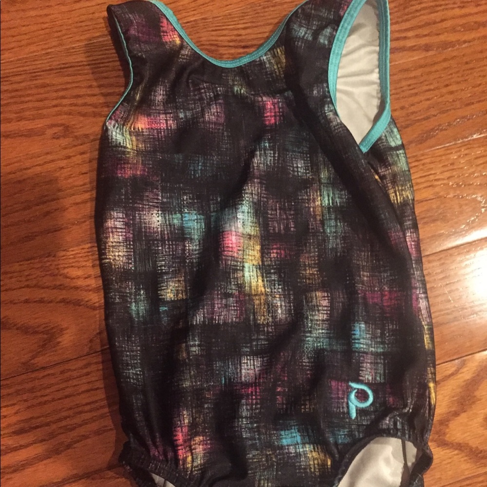 Plum practice gymnastics leotard